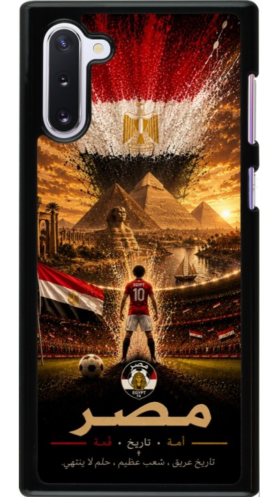 Samsung Galaxy Note 10 Case Hülle - Fussball Ägypten splash 2026