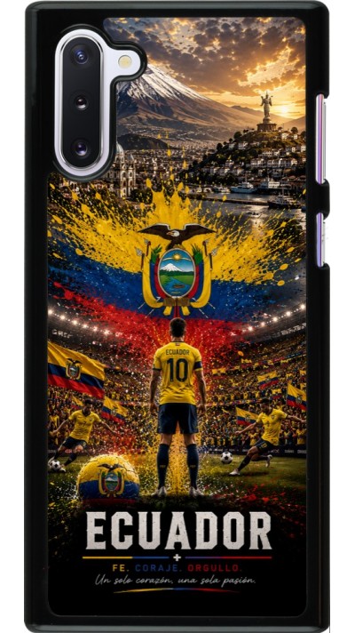 Samsung Galaxy Note 10 Case Hülle - Fussball Ecuador splash 2026