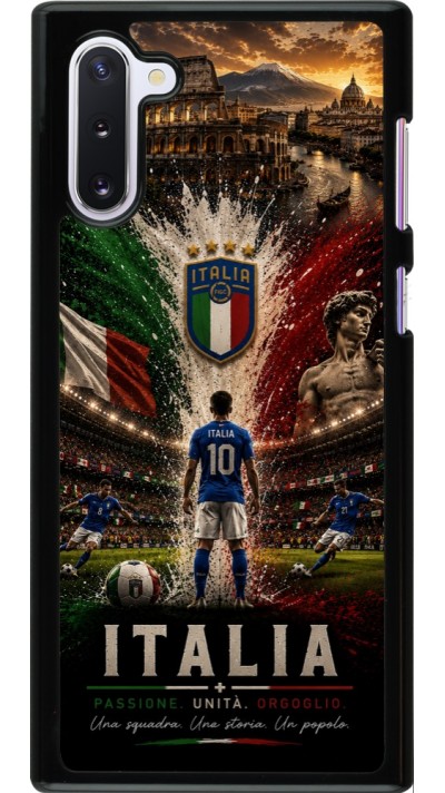 Samsung Galaxy Note 10 Case Hülle - Fussball Italien splash 2026