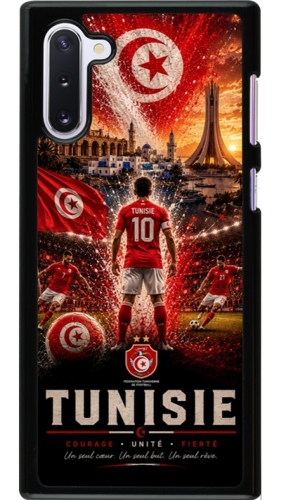 Samsung Galaxy Note 10 Case Hülle - Fussball Tunesien splash 2026