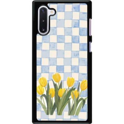Samsung Galaxy Note 10 Case Hülle - Blue vichy tulips Spring 2026