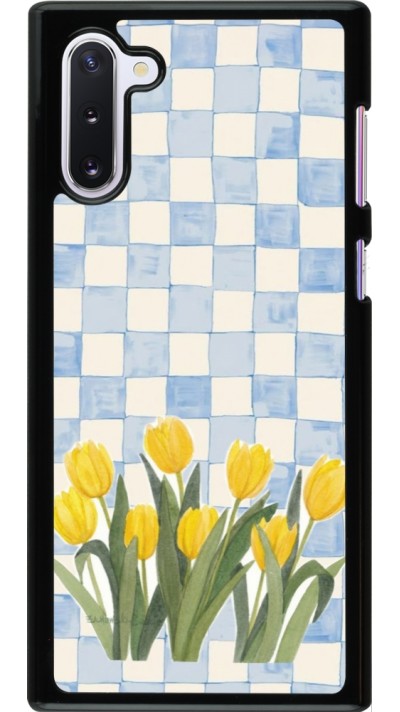 Samsung Galaxy Note 10 Case Hülle - Blue vichy tulips Spring 2026