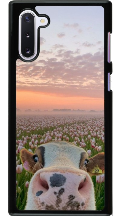 Samsung Galaxy Note 10 Case Hülle - Cow with tulips Spring 2026