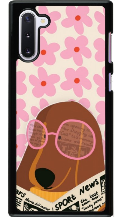 Samsung Galaxy Note 10 Case Hülle - Dog with newspaper Spring 2026