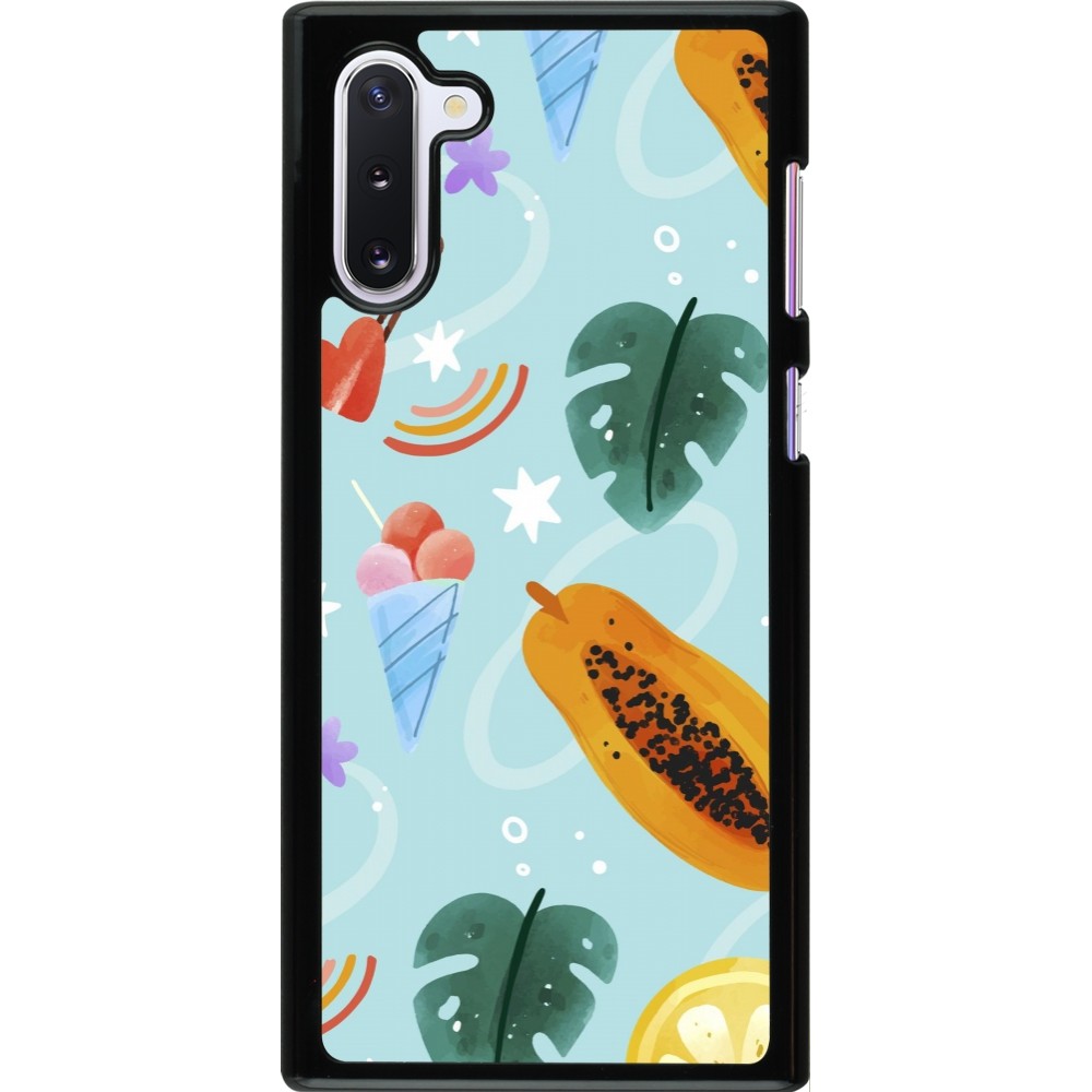 Coque Samsung Galaxy Note 10 - Summer 2025 Pattern papaya