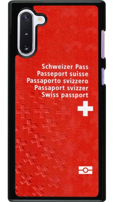 Coque Samsung Galaxy Note 10 - Swiss Passport