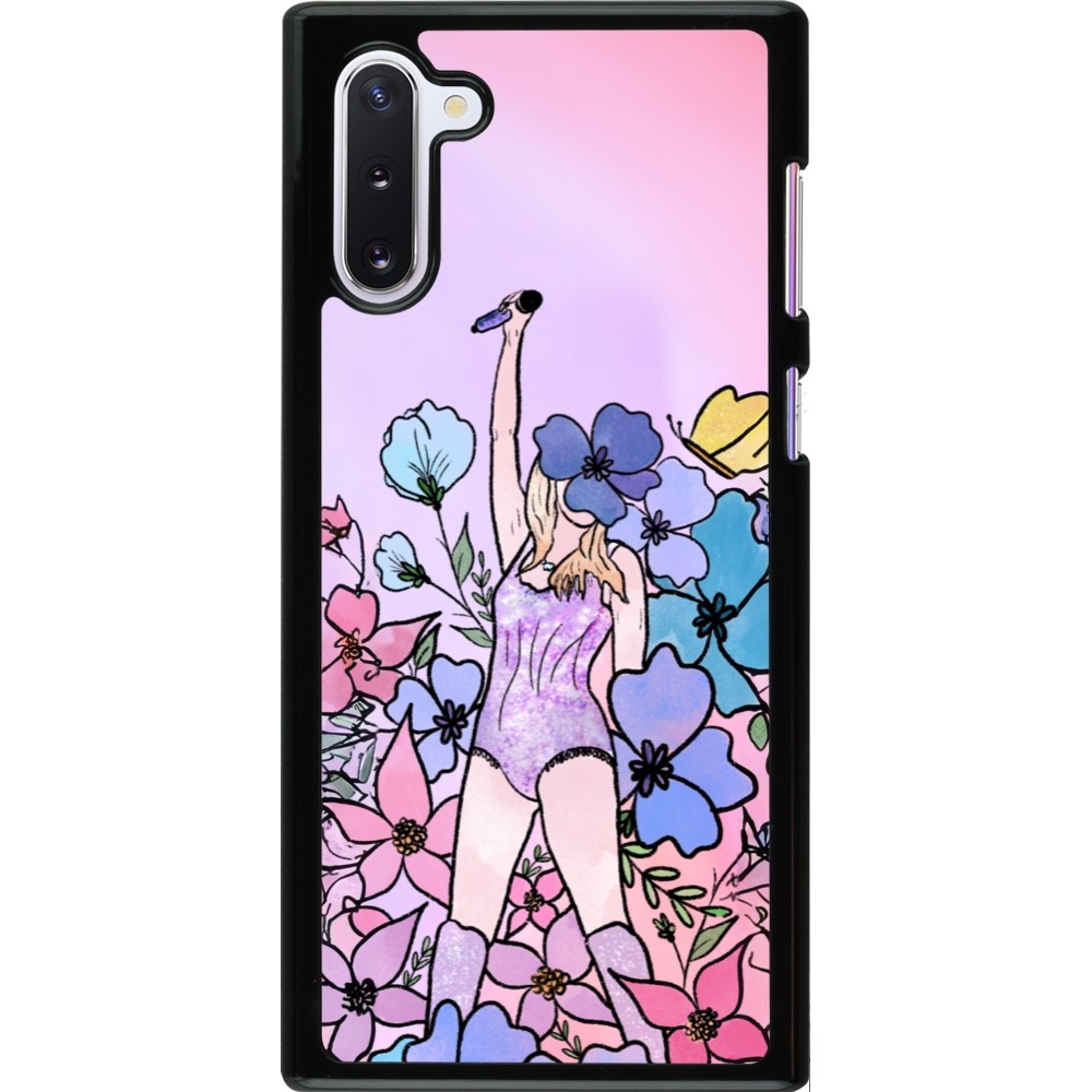 Samsung Galaxy Note 10 Case Hülle - Taylor Swift Sketch - Pink