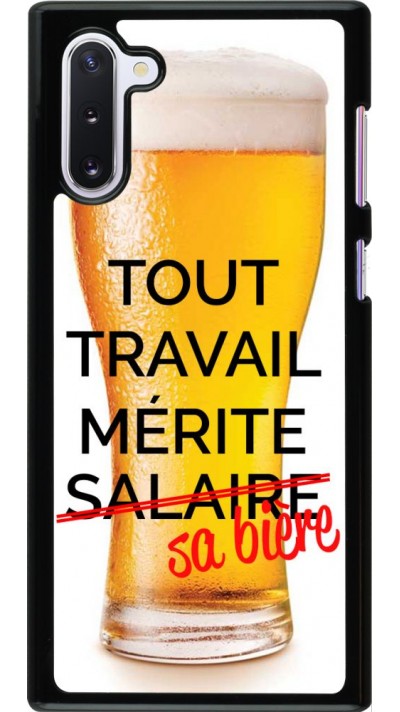 Hülle Samsung Galaxy Note 10 - Tout travail mérite sa bière