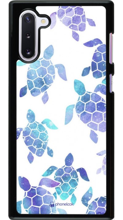 Hülle Samsung Galaxy Note 10 - Turtles pattern watercolor