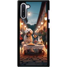 Coque Samsung Galaxy Note 10 - Valentine 2024 Dog & Cat Candlelight