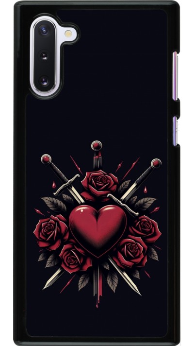 Samsung Galaxy Note 10 Case Hülle - Valentine 2024 gothic love
