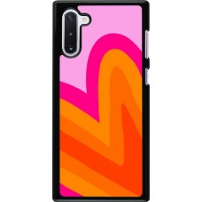 Coque Samsung Galaxy Note 10 - Valentine 2024 heart gradient