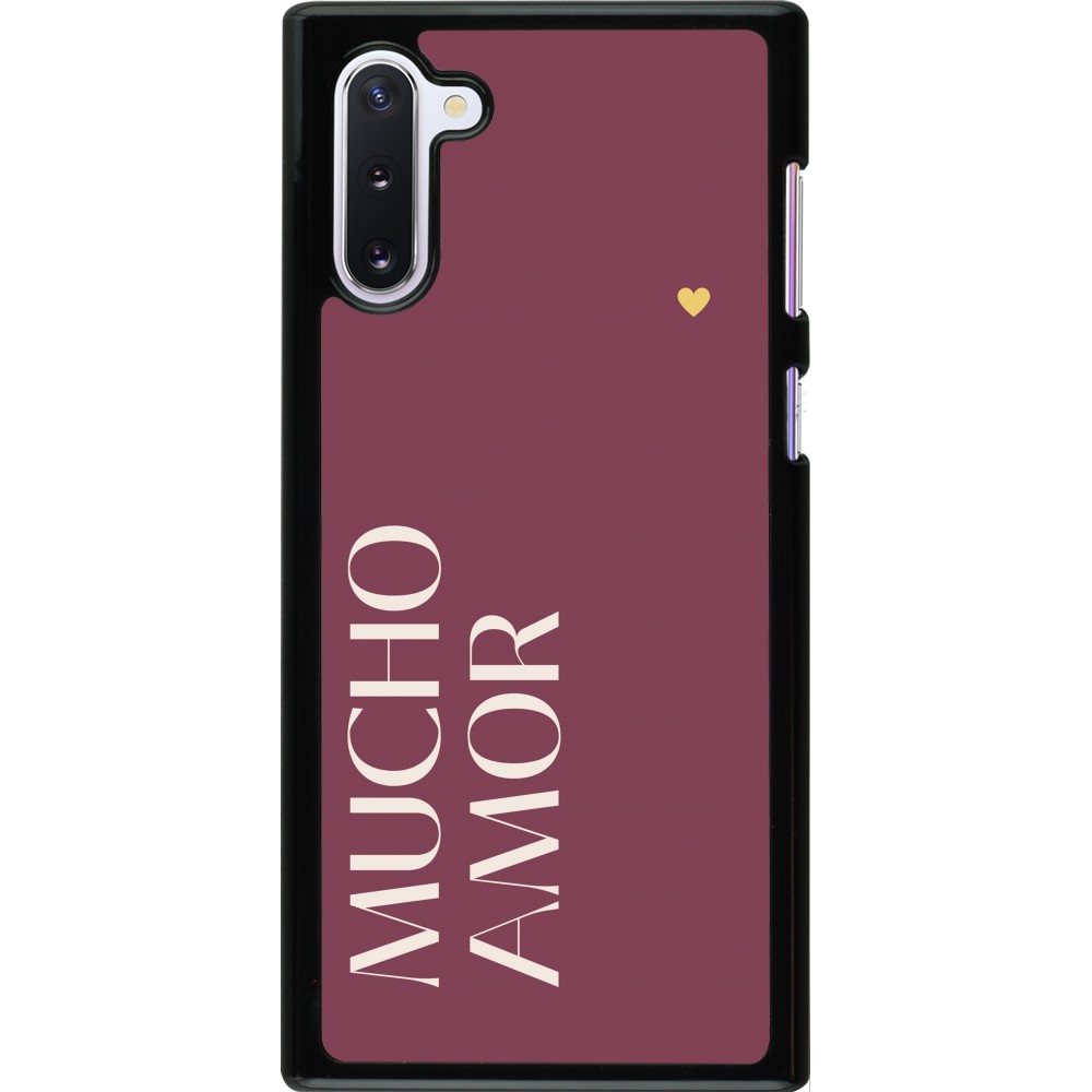 Samsung Galaxy Note 10 Case Hülle - Valentine 2024 mucho amor rosado