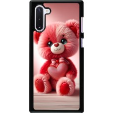 Samsung Galaxy Note 10 Case Hülle - Valentin 2024 Rosaroter Teddybär