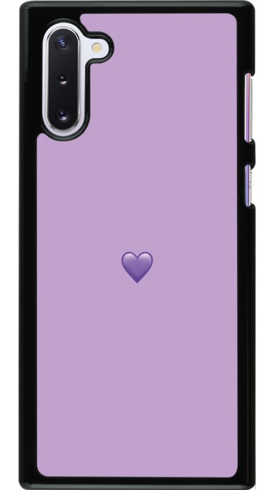 Coque Samsung Galaxy Note 10 - Valentine 2023 purpule single heart