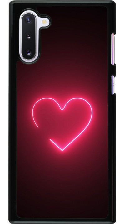 Coque Samsung Galaxy Note 10 - Valentine 2023 single neon heart