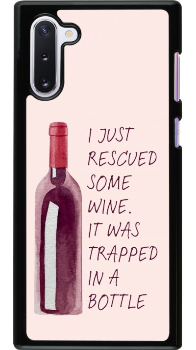 Samsung Galaxy Note 10 Case Hülle - I just rescued some wine