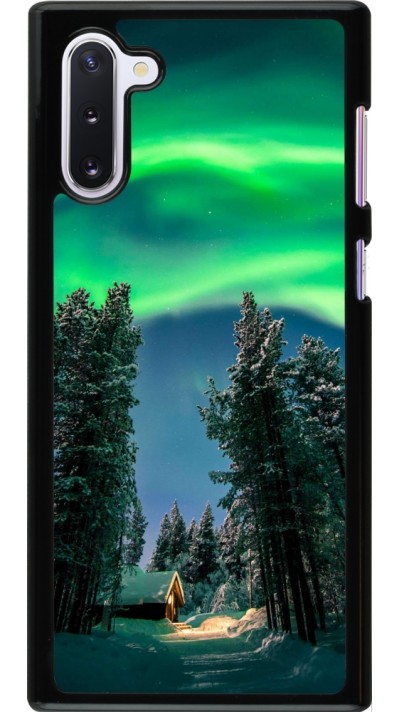 Samsung Galaxy Note 10 Case Hülle - Winter 22 Northern Lights