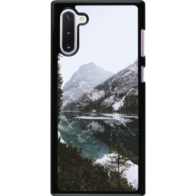 Samsung Galaxy Note 10 Case Hülle - Winter 22 snowy mountain and lake