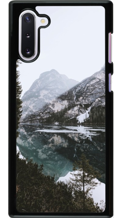 Coque Samsung Galaxy Note 10 - Winter 22 snowy mountain and lake