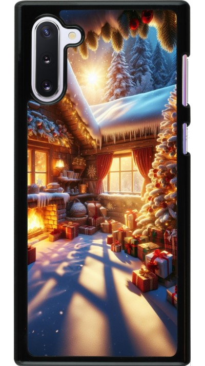 Coque Samsung Galaxy Note 10 - Noël Chalet Féerie