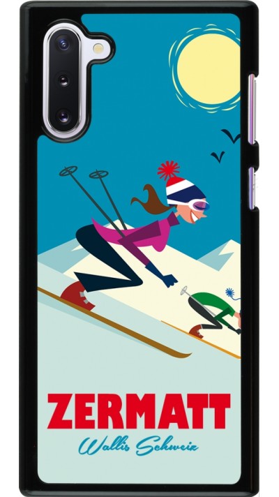 Coque Samsung Galaxy Note 10 - Zermatt Ski Downhill