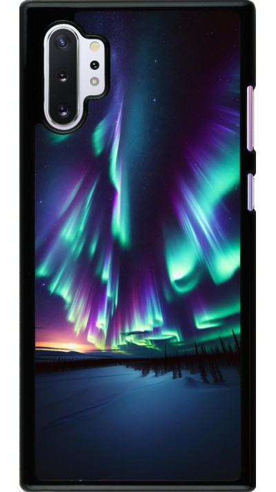 Samsung Galaxy Note 10+ Case Hülle - Funkelndes Nordlicht