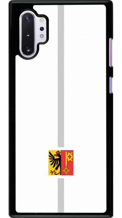 Samsung Galaxy Note 10+ Case Hülle - Kanton GE weiss