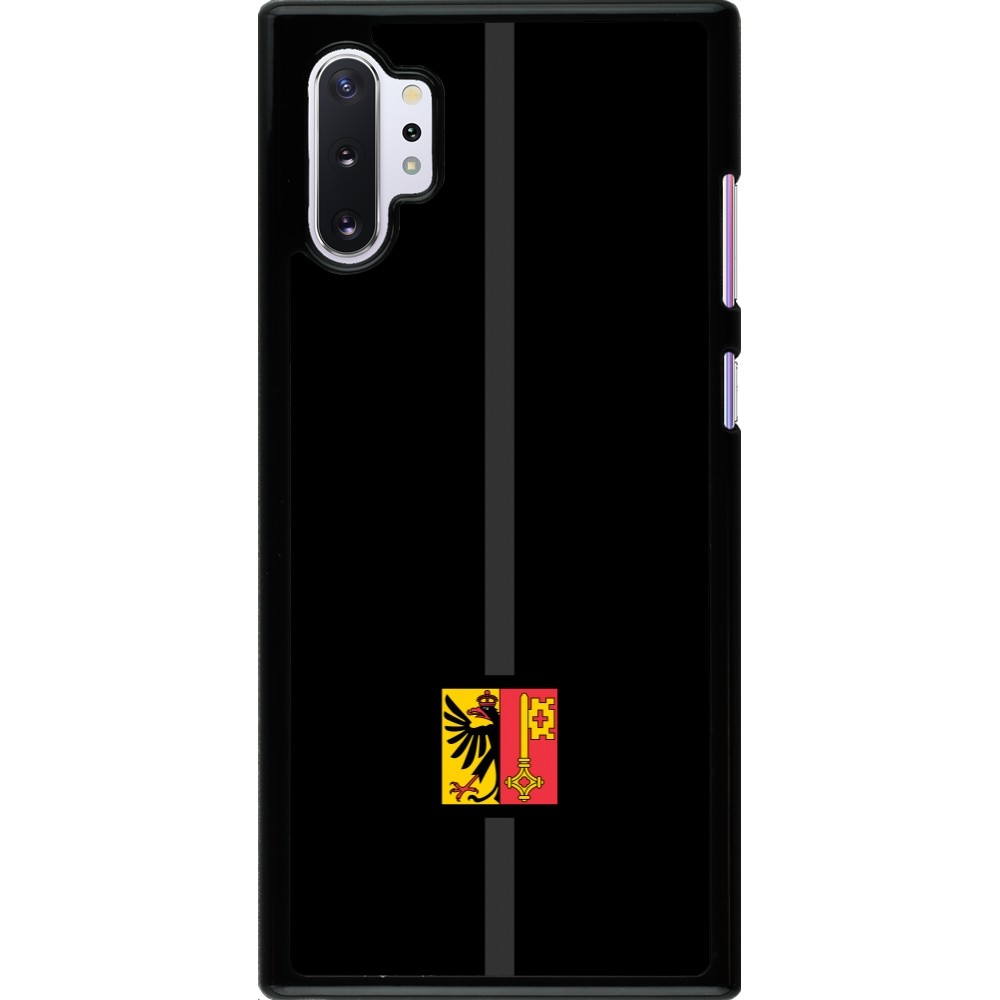 Samsung Galaxy Note 10+ Case Hülle - Kanton GE schwarz