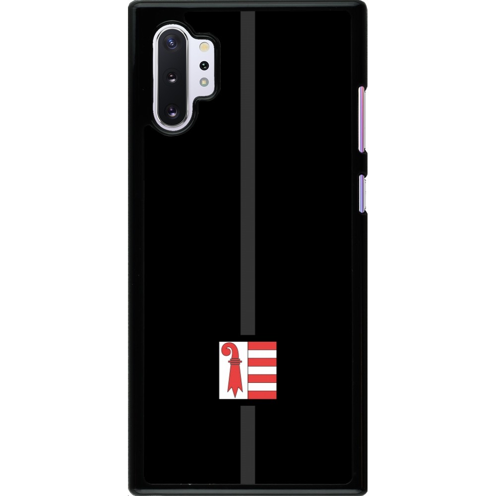 Samsung Galaxy Note 10+ Case Hülle - Kanton JU schwarz