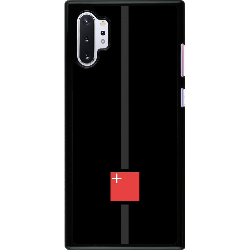 Samsung Galaxy Note 10+ Case Hülle - Kanton SZ schwarz