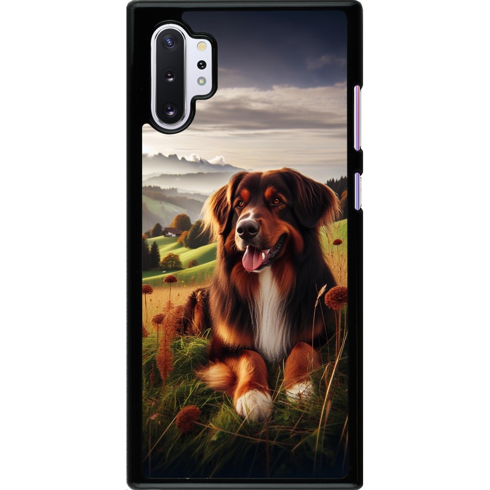 Samsung Galaxy Note 10+ Case Hülle - Hund Land Schweiz