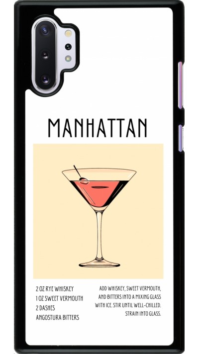 Coque Samsung Galaxy Note 10+ - Cocktail recette Manhattan