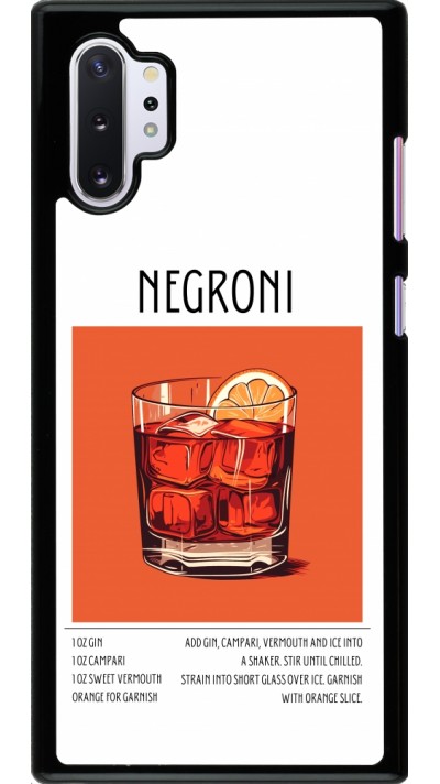 Coque Samsung Galaxy Note 10+ - Cocktail recette Negroni
