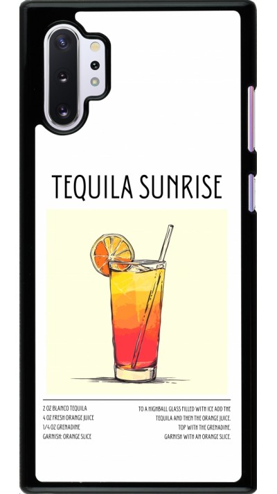 Coque Samsung Galaxy Note 10+ - Cocktail recette Tequila Sunrise
