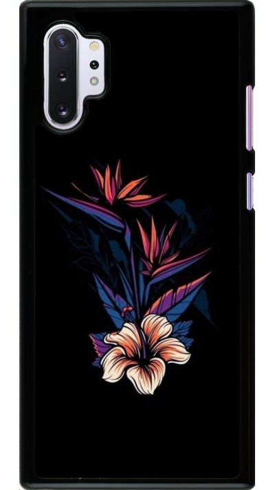 Hülle Samsung Galaxy Note 10+ - Dark Flowers