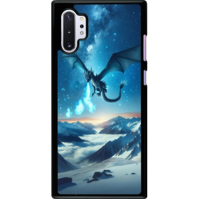 Coque Samsung Galaxy Note 10+ - Dragon nocturne montagne