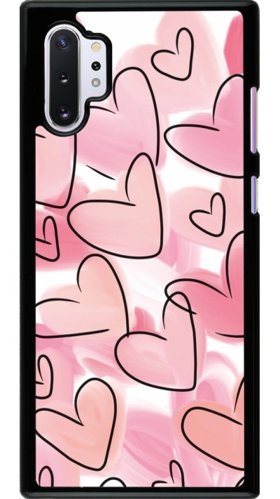 Coque Samsung Galaxy Note 10+ - Easter 2023 pink hearts