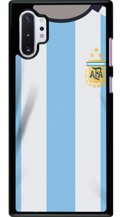Coque Samsung Galaxy Note 10+ - Maillot de football Argentine 2022 personnalisable