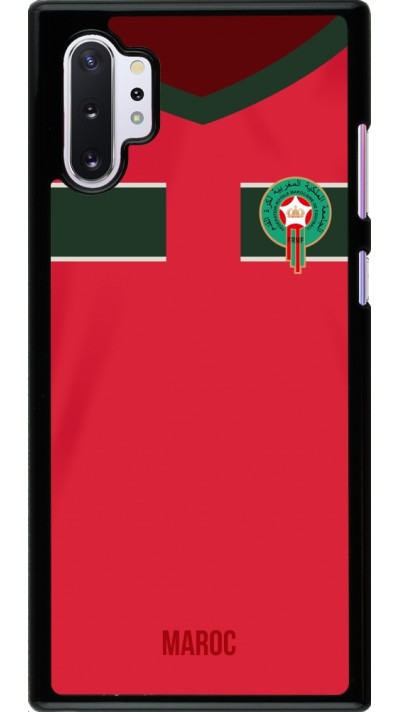 Coque Samsung Galaxy Note 10+ - Maillot de football Maroc 2022 personnalisable