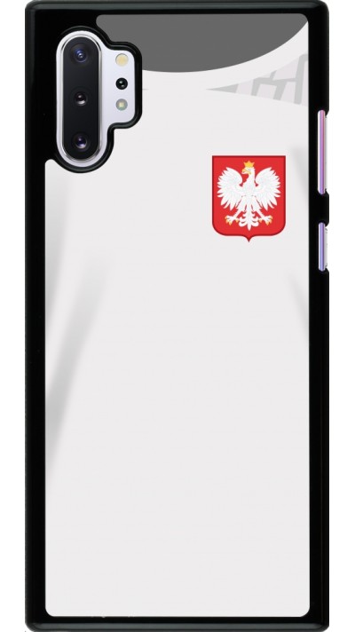 Coque Samsung Galaxy Note 10+ - Maillot de football Pologne 2022 personnalisable