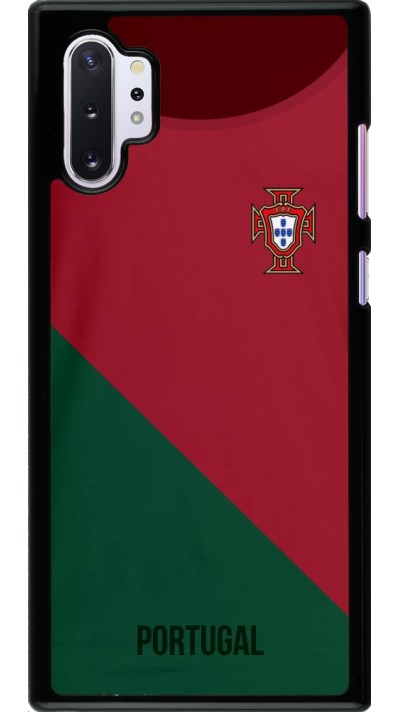 Samsung Galaxy Note 10+ Case Hülle - Fussballtrikot Portugal2022