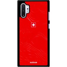 Samsung Galaxy Note 10+ Case Hülle - Schweiz 2026 personalisierbares Fussballtrikot