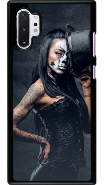 Samsung Galaxy Note 10+ Case Hülle - Halloween 22 Tattooed Girl