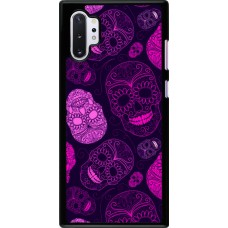 Samsung Galaxy Note 10+ Case Hülle - Halloween 2023 pink skulls