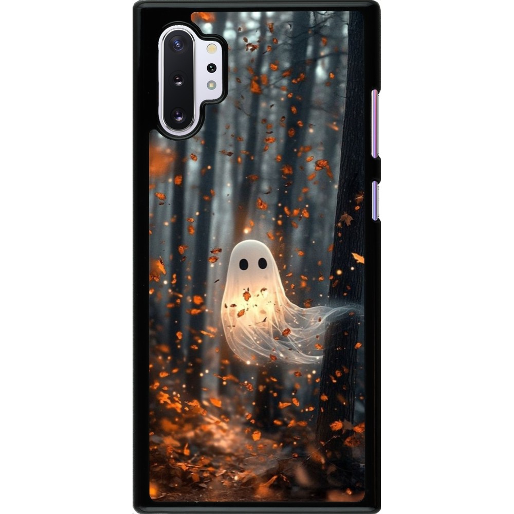 Samsung Galaxy Note 10+ Case Hülle - Halloween 2025 Ghost in the forest