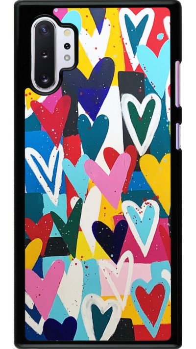 Hülle Samsung Galaxy Note 10+ - Joyful Hearts