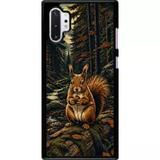 Coque Samsung Galaxy Note 10+ - Linocut Ecureuil