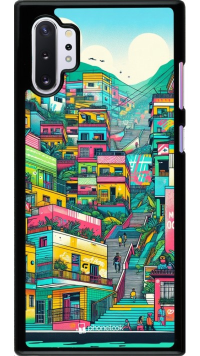 Samsung Galaxy Note 10+ Case Hülle - Medellin Comuna 13 Kunst