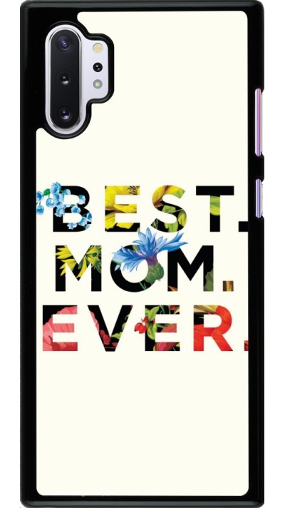 Samsung Galaxy Note 10+ Case Hülle - Mom 2023 best Mom ever flowers